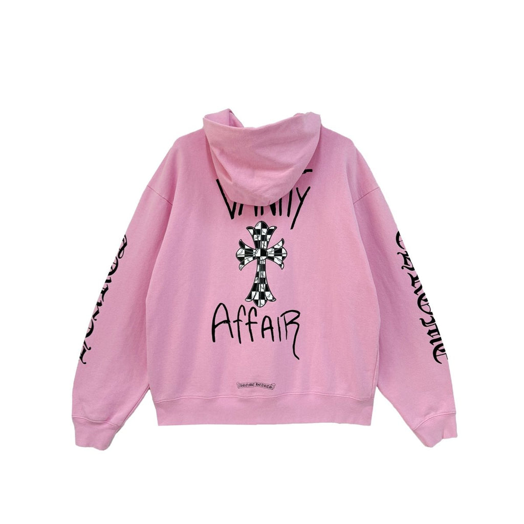 Chrome Hearts Matty Boy Vanity Pullover Hoodie in Pink