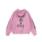 Chrome Hearts Matty Boy Vanity Pullover Hoodie in Pink