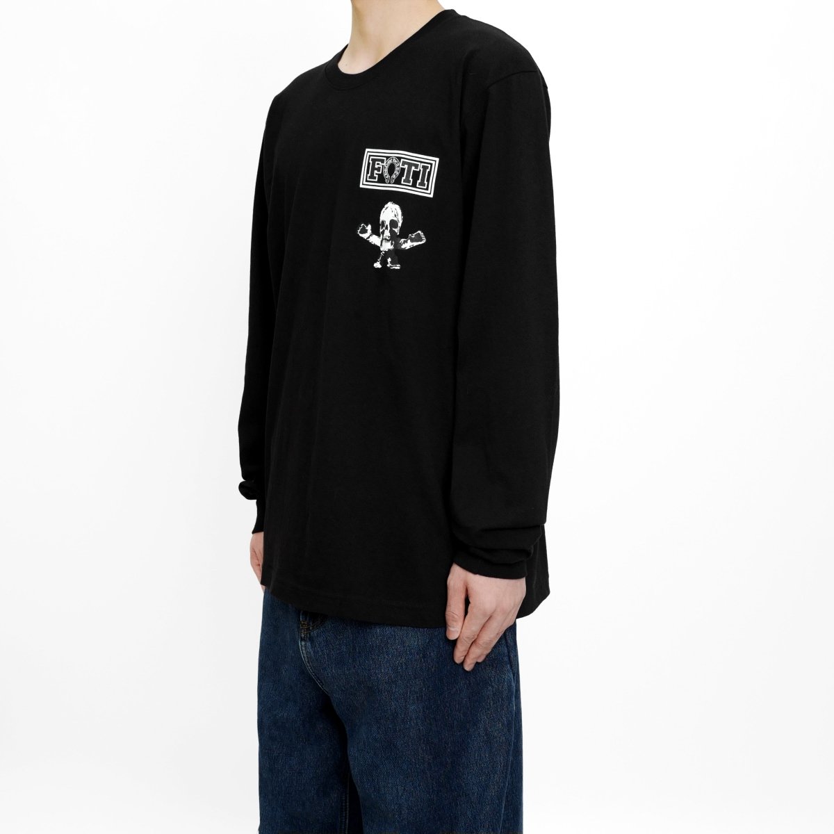 Chrome Hearts Multi Foti Black Long Sleeve T-Shirt Tee - close up