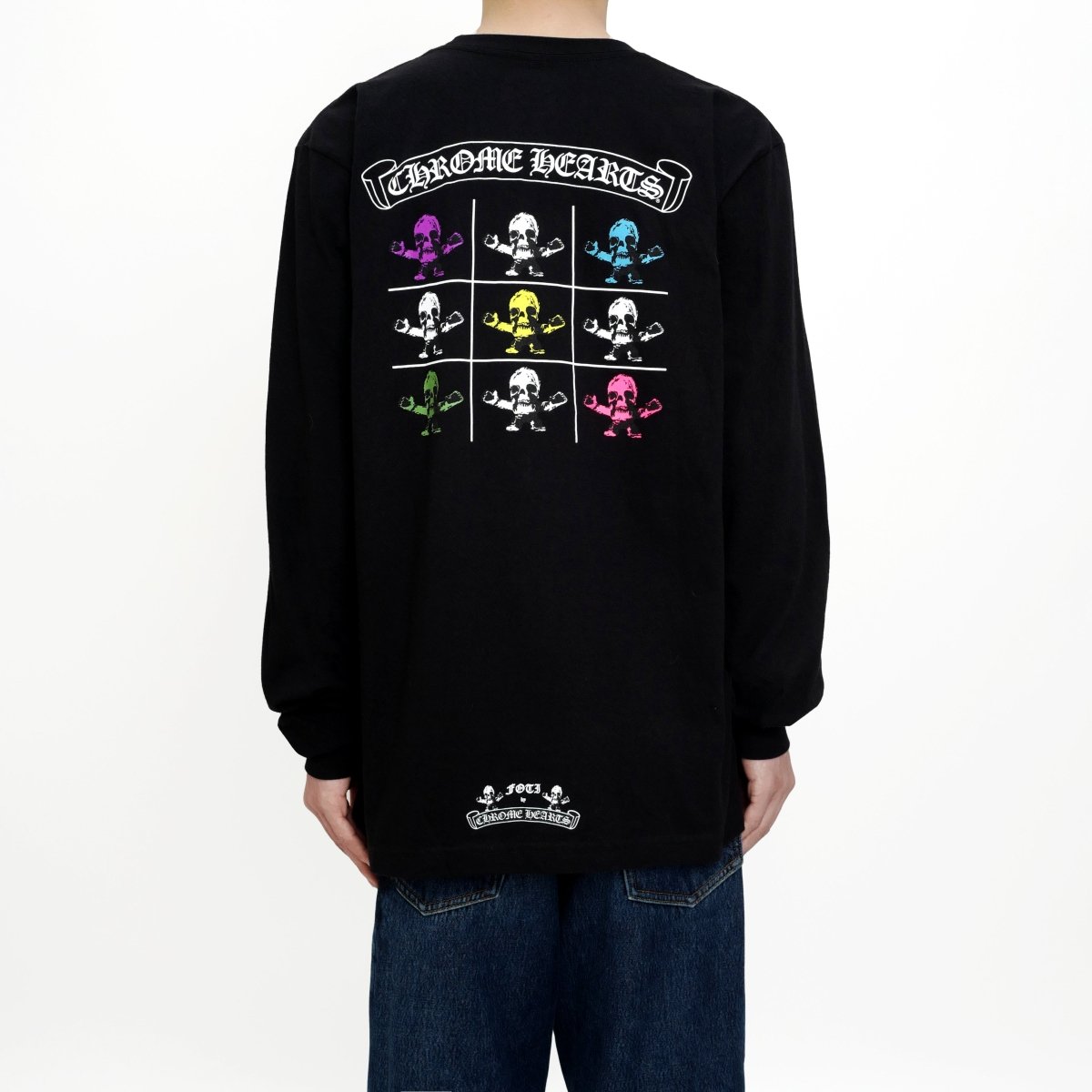 Chrome Hearts Multi Foti Black Long Sleeve T-Shirt Tee - lifestyle shot