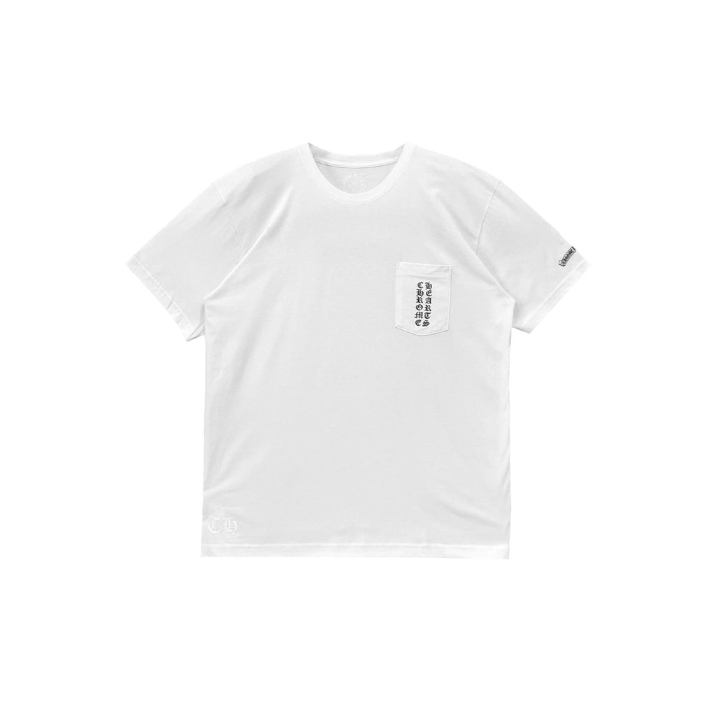 Chrome Hearts OSAKA Exclusive Scroll Label White Short Sleeve T-Shirt Tee