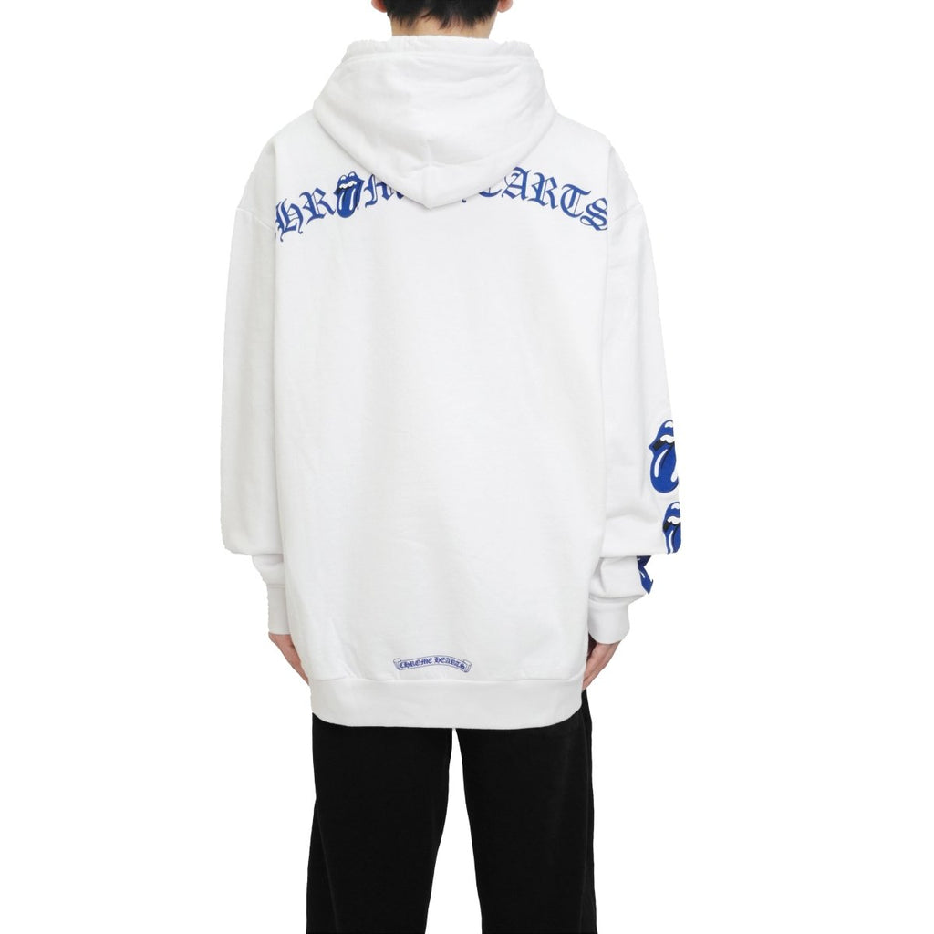 Chrome Hearts Rolling Stones New York Exclusive White Hoodie