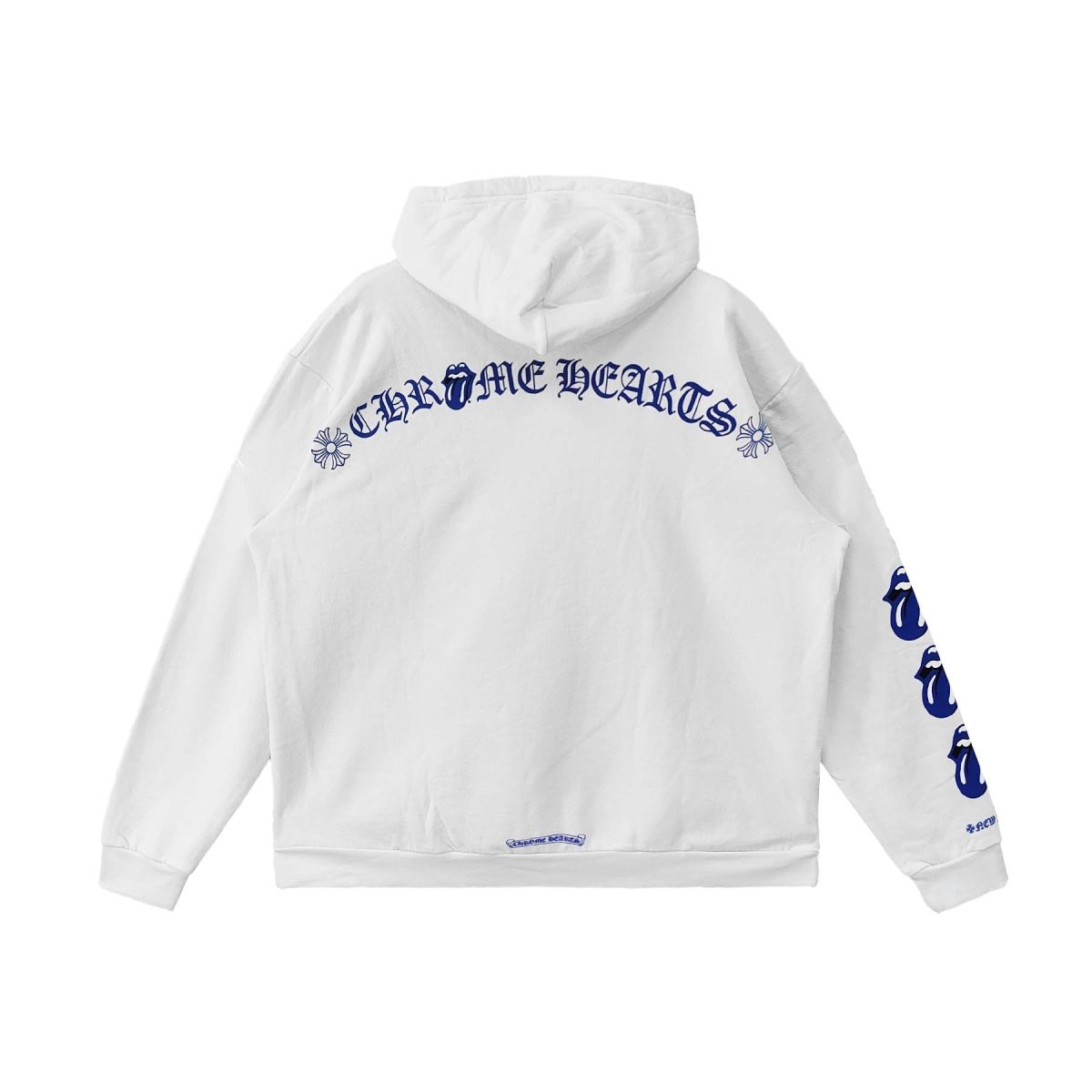 Chrome Hearts Rolling Stones New York Exclusive White Hoodie