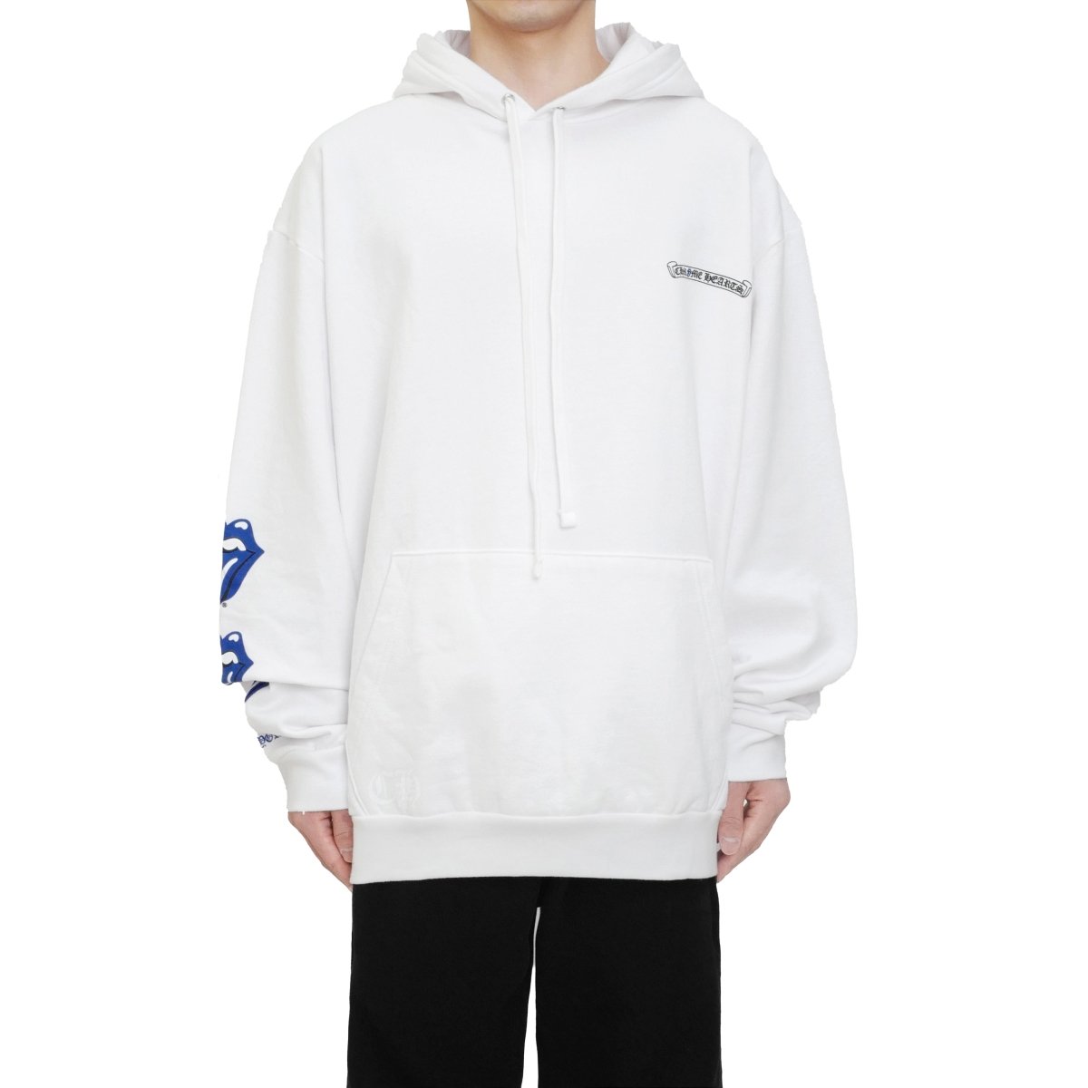 Chrome Hearts Rolling Stones New York Exclusive White Hoodie