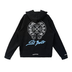 Chrome Hearts St. Barth Horseshoe Black Zip Up Hoodie - Exclusive