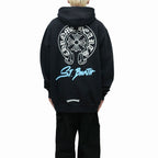 Chrome Hearts St. Barth Horseshoe Black Zip Up Hoodie - Exclusive