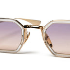 Chrome Hearts Stylida Crystal Gold Gradient Sunglasses