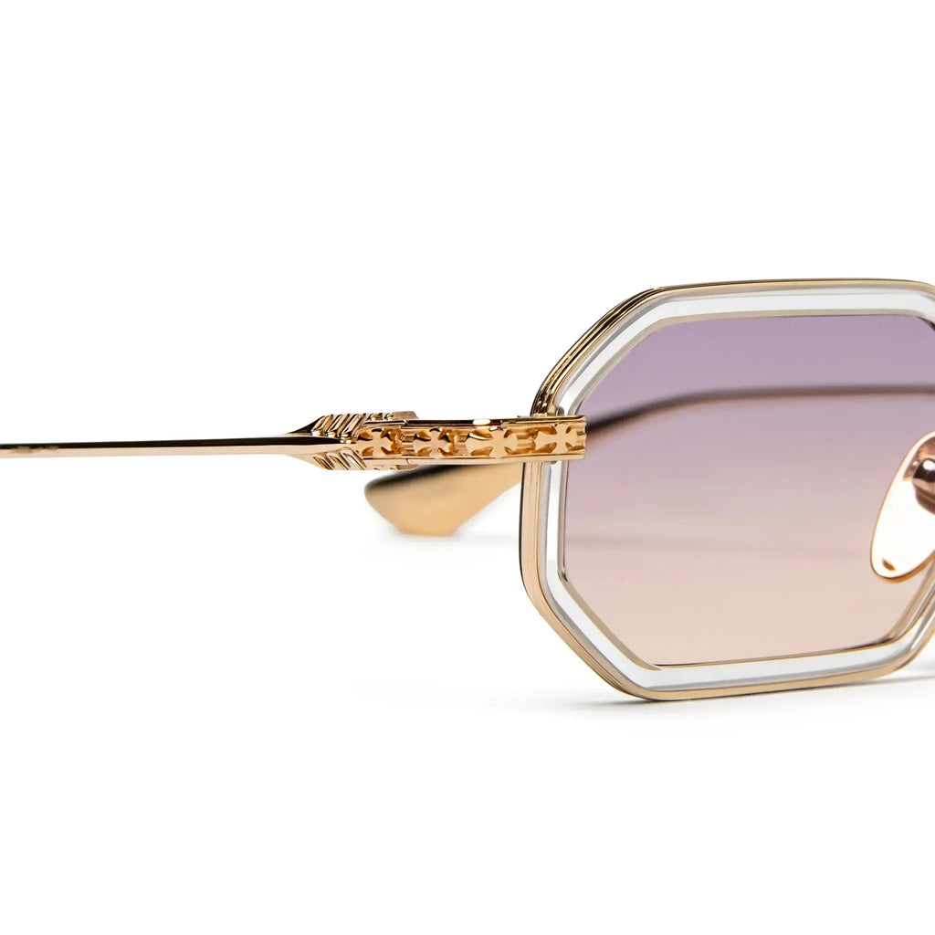 Chrome Hearts Stylida Crystal Gold Gradient Sunglasses