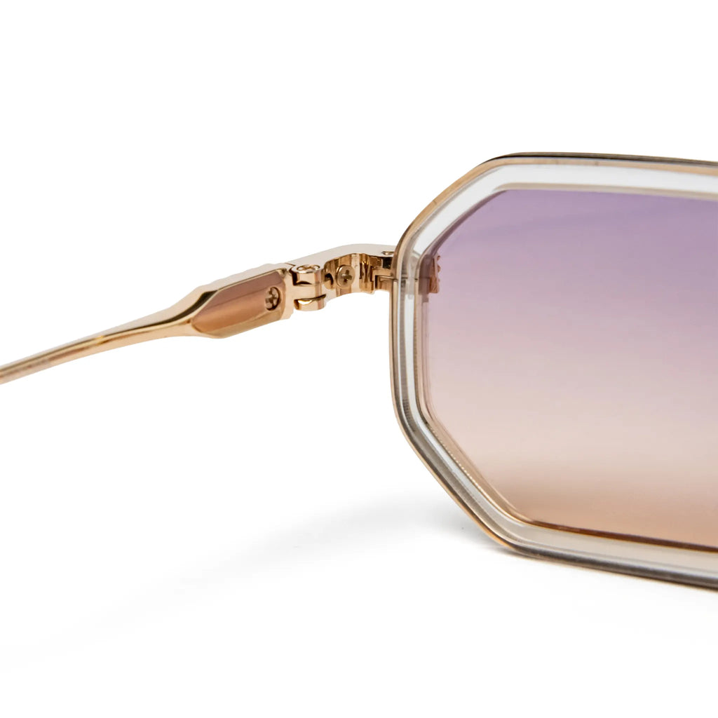 Chrome Hearts Stylida Crystal Gold Gradient Sunglasses