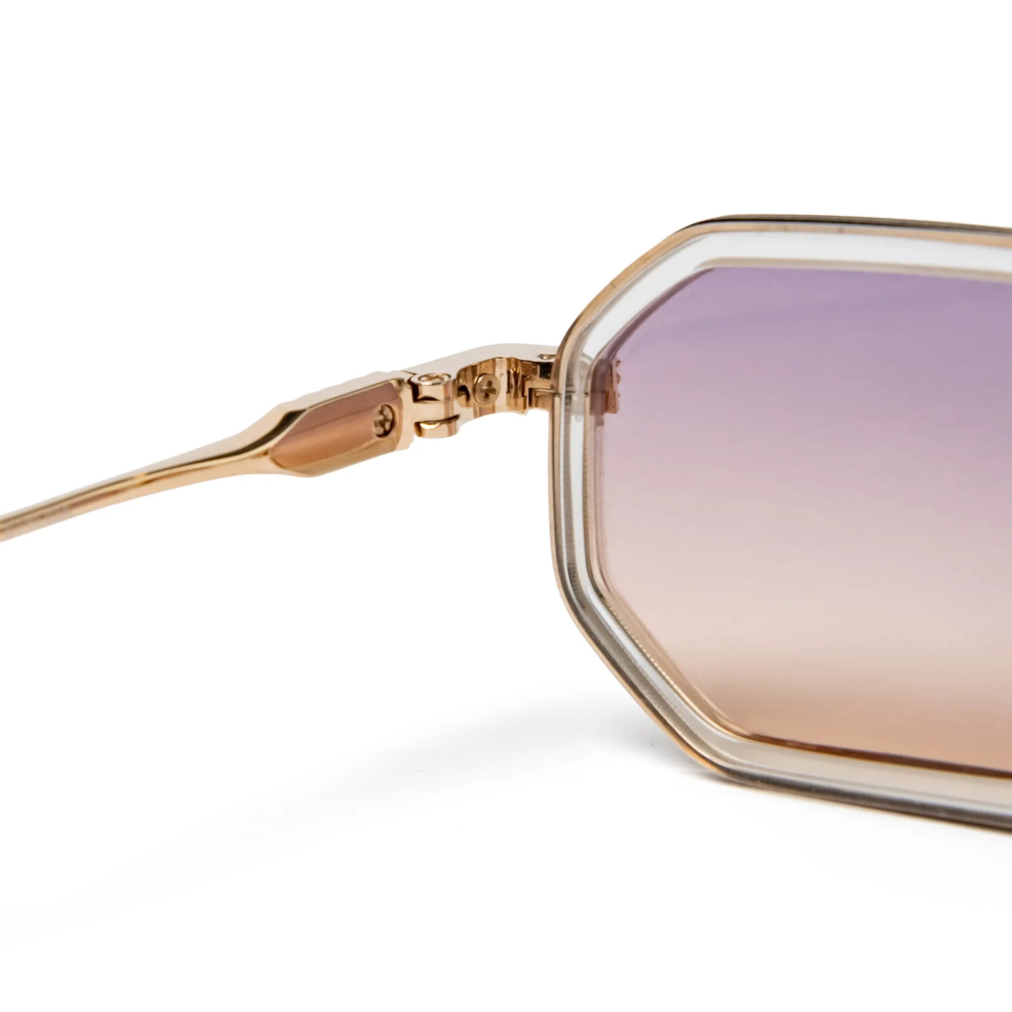 Chrome Hearts Stylida Crystal Gold Gradient Sunglasses