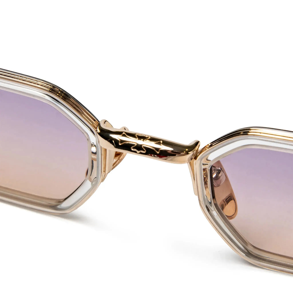 Chrome Hearts Stylida Crystal Gold Gradient Sunglasses