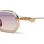 Chrome Hearts Stylida Crystal Gold Gradient Sunglasses