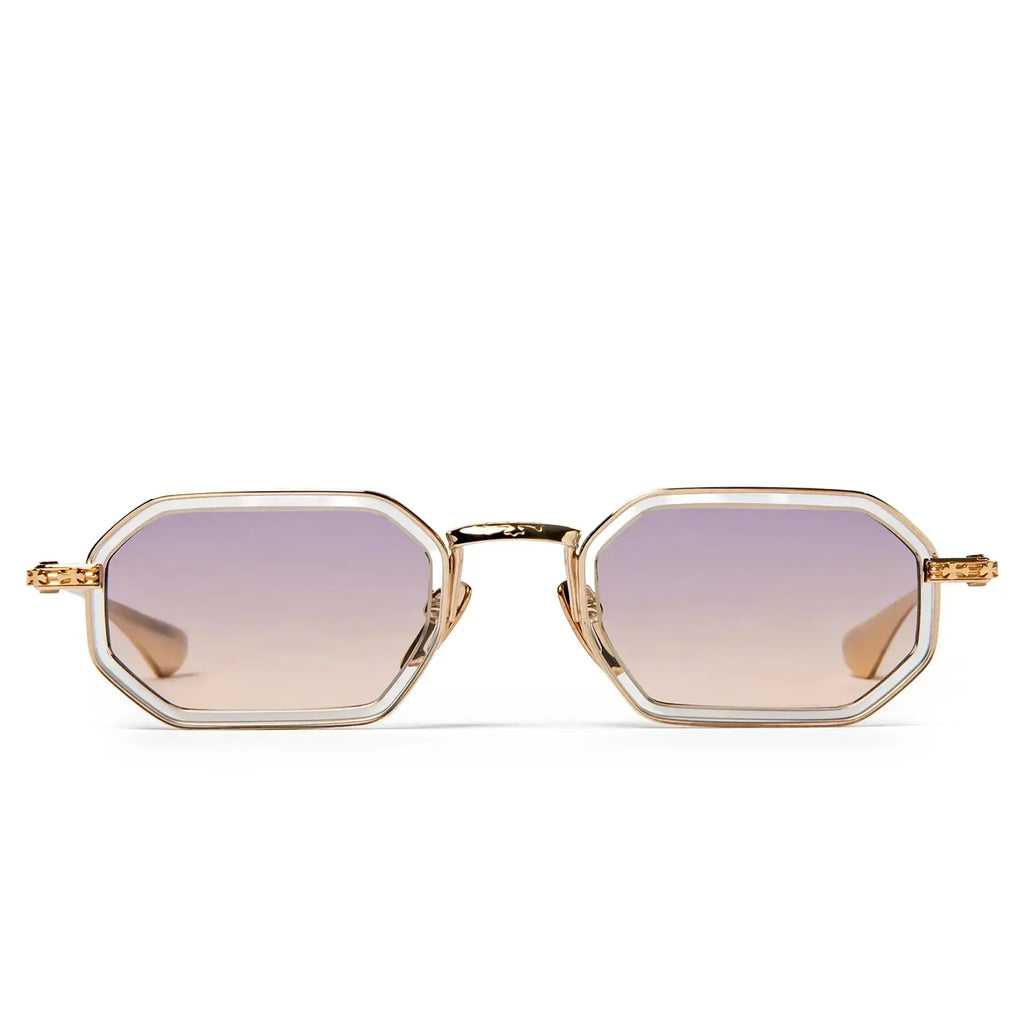 Chrome Hearts Stylida Crystal Gold Gradient Sunglasses