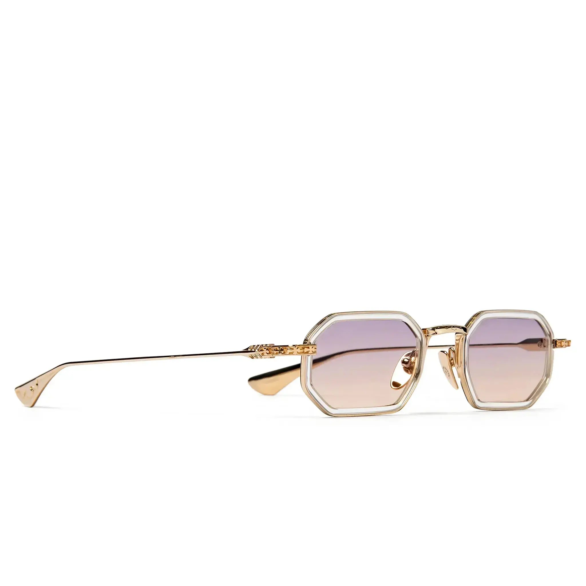 Chrome Hearts Stylida Crystal Gold Gradient Sunglasses