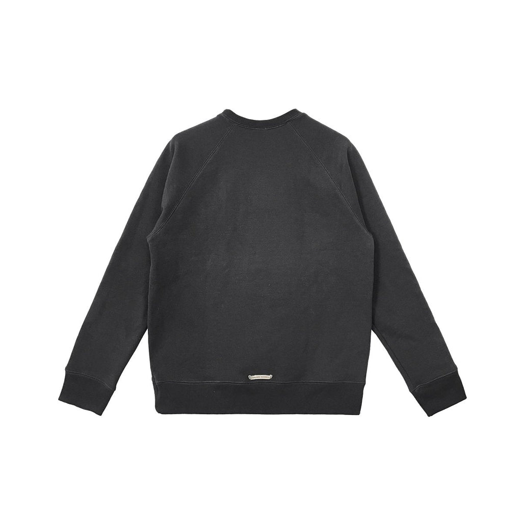 Chrome Hearts Triple Cross CH Embroidered Sweatshirt in Black