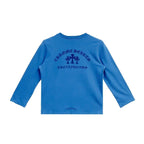 Chrome Hearts Triple Cross Hollywood Blue Long Sleeve T-Shirt Tee - front view