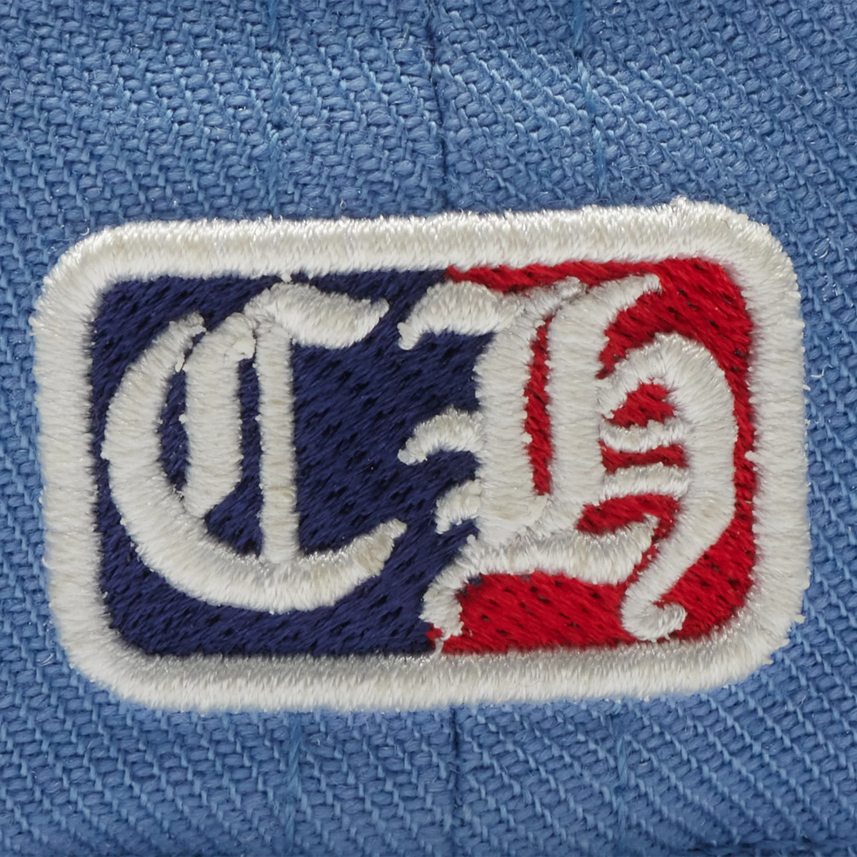 Chrome Hearts Vinny Heart Embroidered Baseball Cap - Light Blue