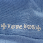 Chrome Hearts Vinny Heart Embroidered Baseball Cap - Light Blue