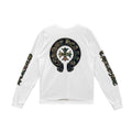 Chrome Hearts White Camo Triple Cross Horseshoe Long Sleeve Shirt - back view