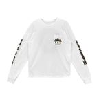 Chrome Hearts White Camo Triple Cross Horseshoe Long Sleeve Shirt - front view
