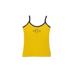 Chrome Hearts Horseshoe Logo Yellow Black Tank Top