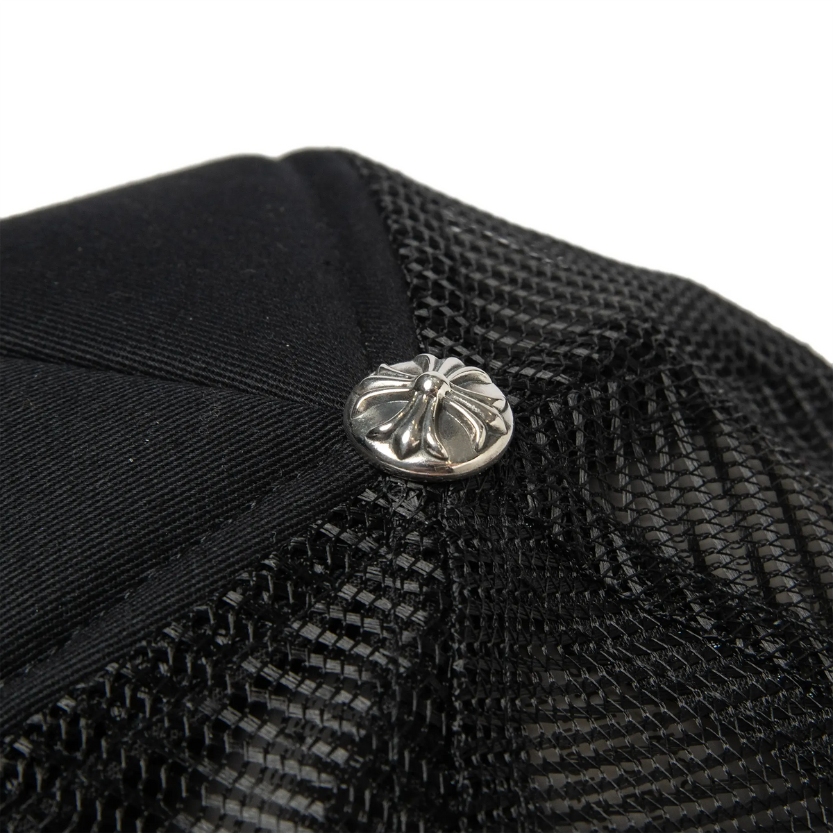 Chrome Hearts CH Hollywood USA Trucker Cap - Black