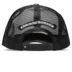 Chrome Hearts Eyechart Trucker Cap - Black/White/Red