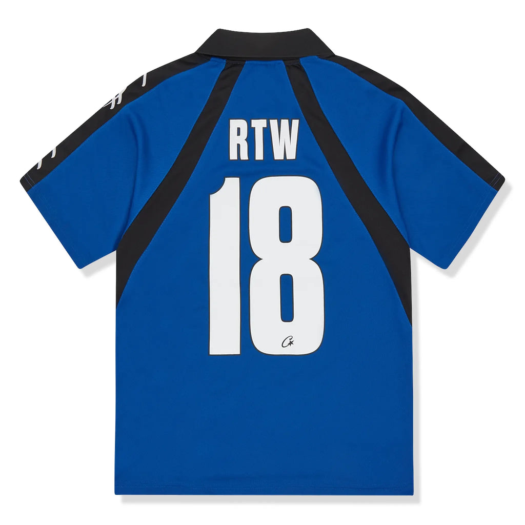Corteiz Alcatraz Football Jersey - Navy