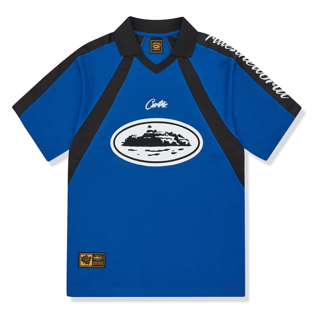 Corteiz Alcatraz Football Jersey - Navy
