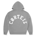 Corteiz Colly Arch Zip-Up Hoodie - Grey
