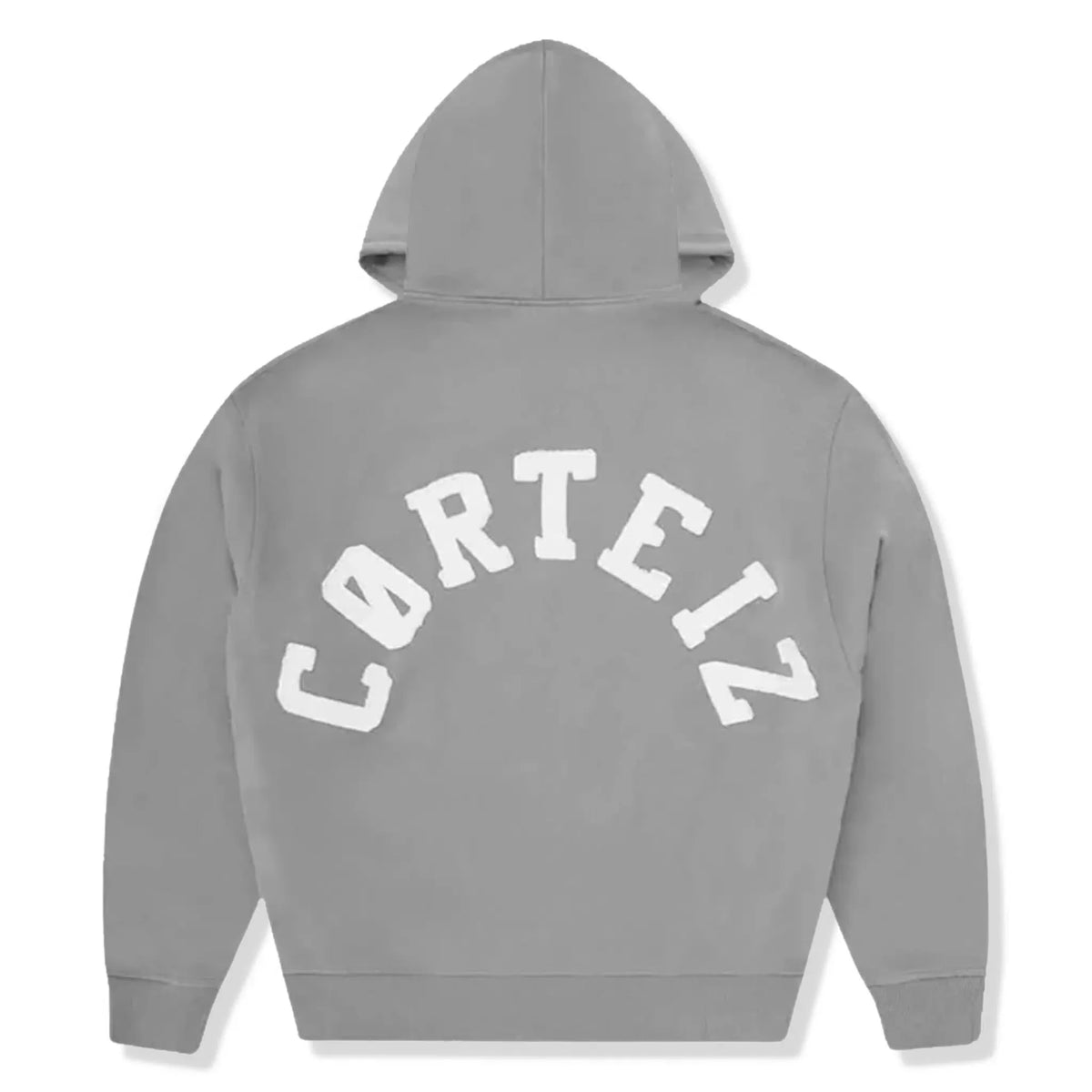 Corteiz Colly Arch Zip-Up Hoodie - Grey