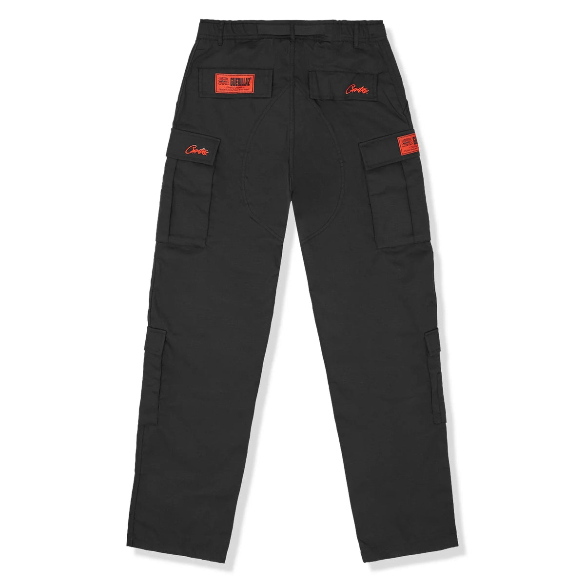 Corteiz Guerillaz Cargo Pants - Black