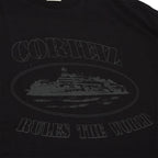 Corteiz OG Alcatraz Reflective Triple T Shirt - Black