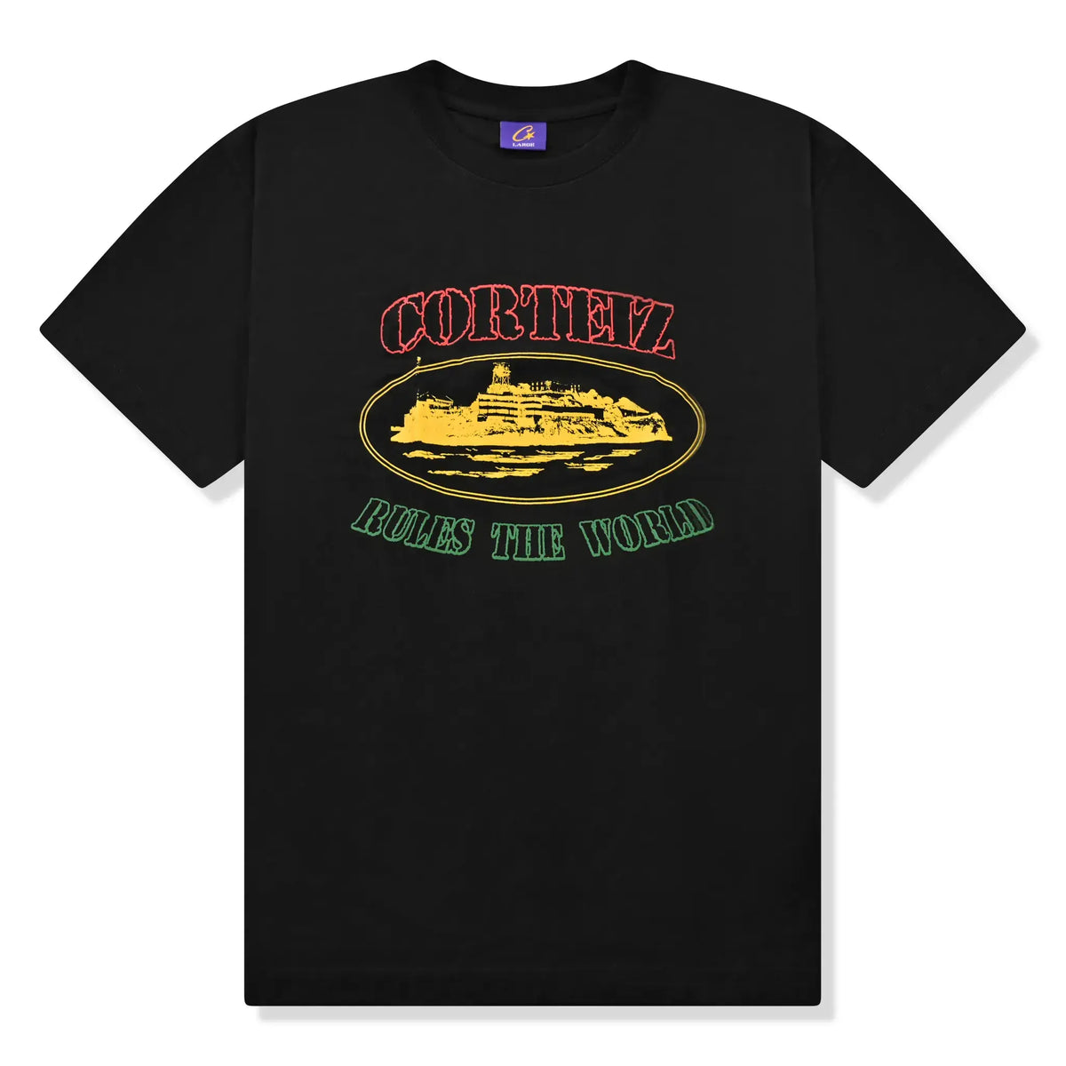 Corteiz OG Carni Alcatraz T Shirt - Black