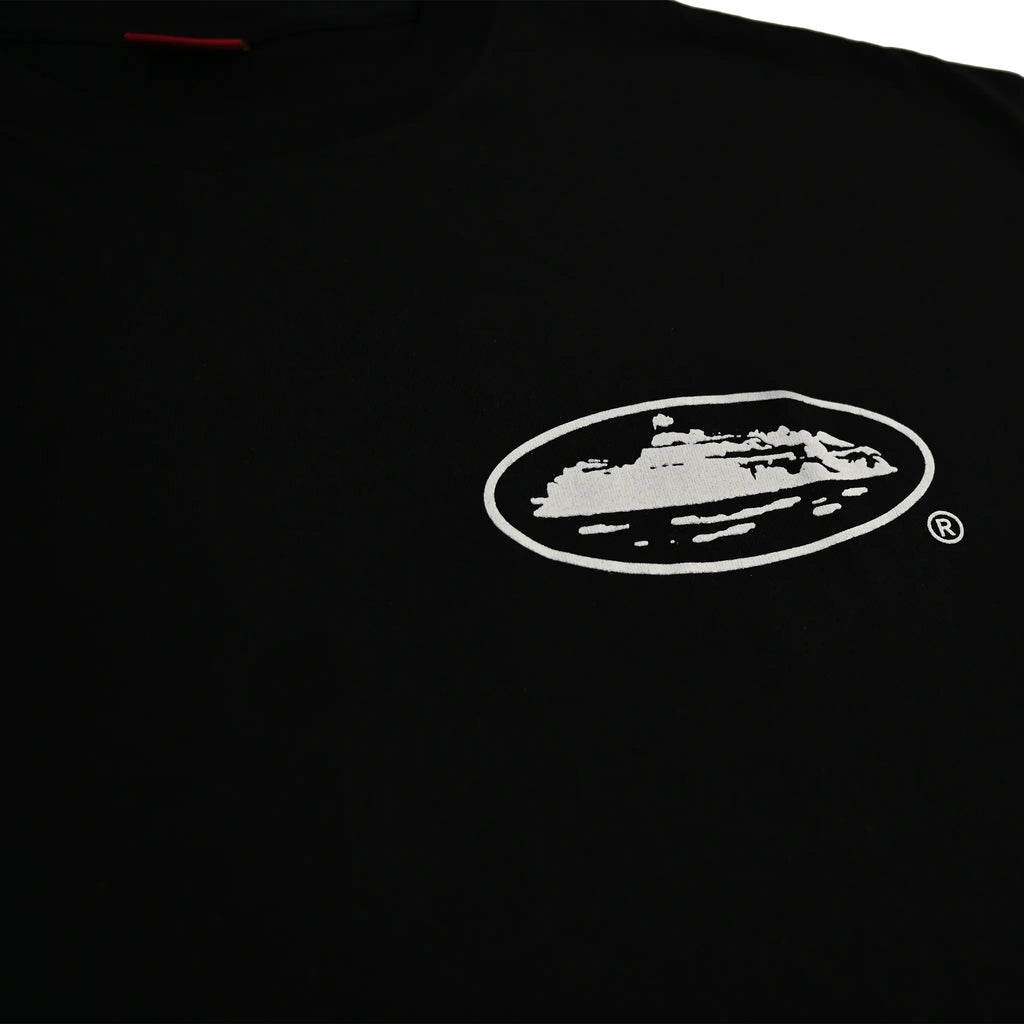 Corteiz OG Island T Shirt - Black/White