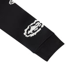Corteiz x Denim Tears Cotton Wreath Zip-up Hoodie - Black