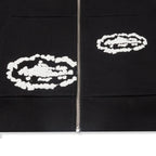 Corteiz x Denim Tears Cotton Wreath Zip-up Hoodie - Black