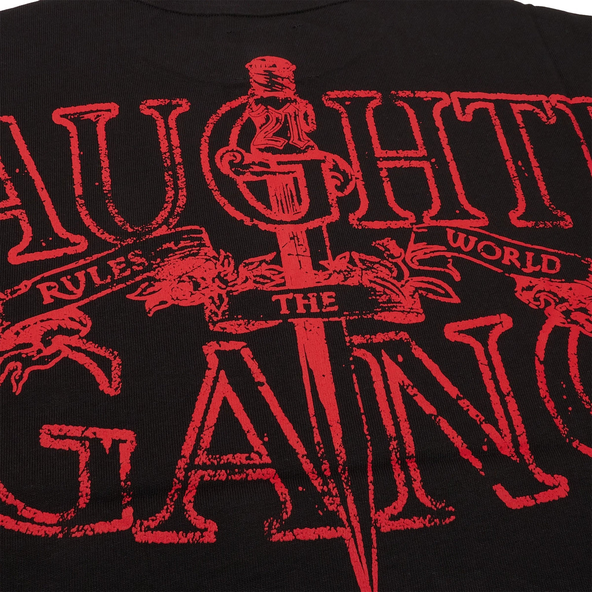 Corteiz x Slaughter Gang 21 Savage T Shirt - Black