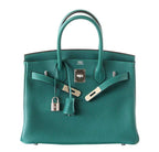 Hermes Birkin 30 Malachite Clemence Leather Palladium Hardware