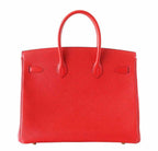 Hermes Birkin 35 Rouge Casaque Epsom Leather Gold Hardware