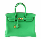 Hermes Birkin 35 Bamboo Togo Leather Gold Hardware