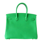 Hermes Birkin 35 Bamboo Togo Leather Gold Hardware