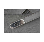 Hermes Birkin 35 Etain Clemence Leather Palladium Hardware