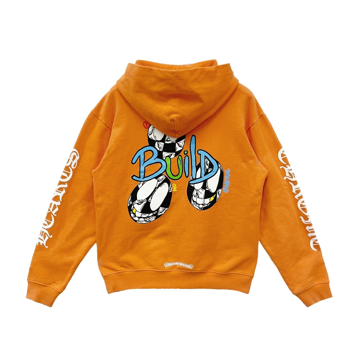 Chrome Hearts Matty Boy Vanity Pullover Hoodie in Orange