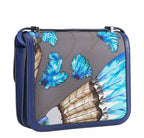 Hermes Constance Mini 18 Brasil Graphite Blue Thalassa Silk Swift Leather Palladium Hardware