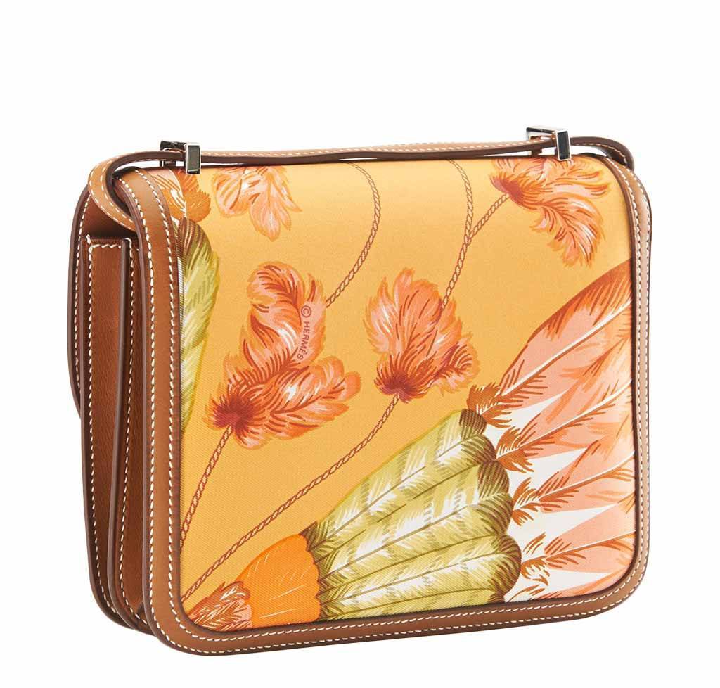 Hermes Constance Mini 18 Brasil Mangue Barenia Silk Swift Leather Palladium Hardware