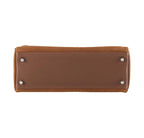 Hermes Kelly Grizzly 32 Fauve Gold Suede Togo Leather Palladium Hardware