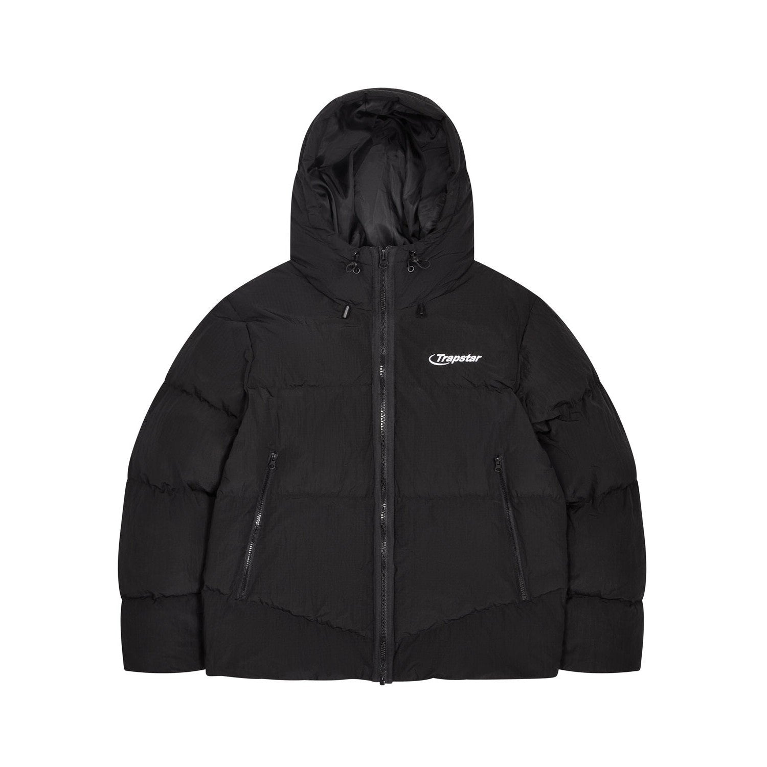 Trapstar Hyperdrive Hooded Puffer Jacket - Black