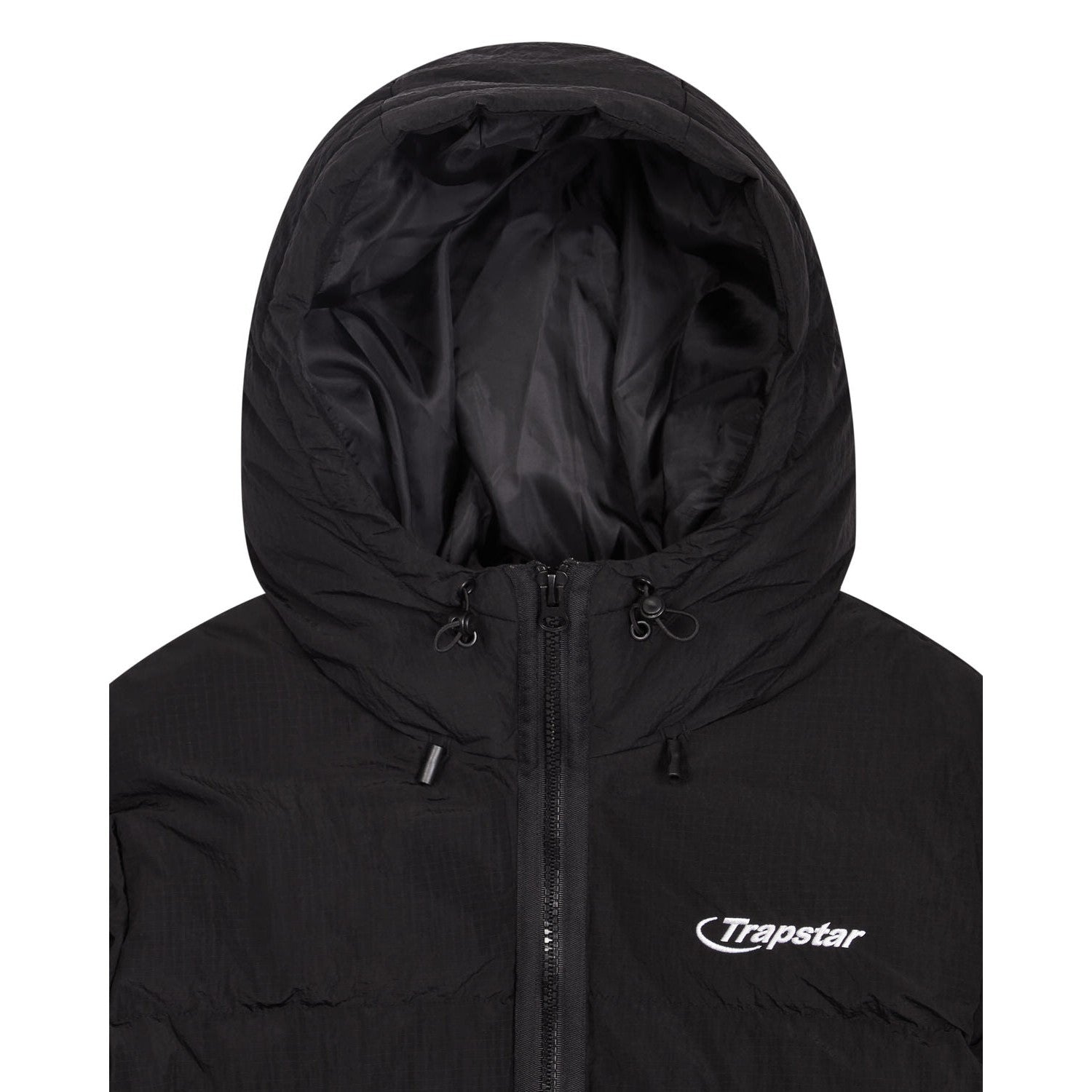 Trapstar Hyperdrive Hooded Puffer Jacket - Black