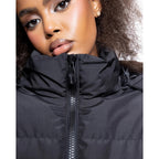 Trapstar Women's Arch AW23 Hooded Puffer Jacket - Black